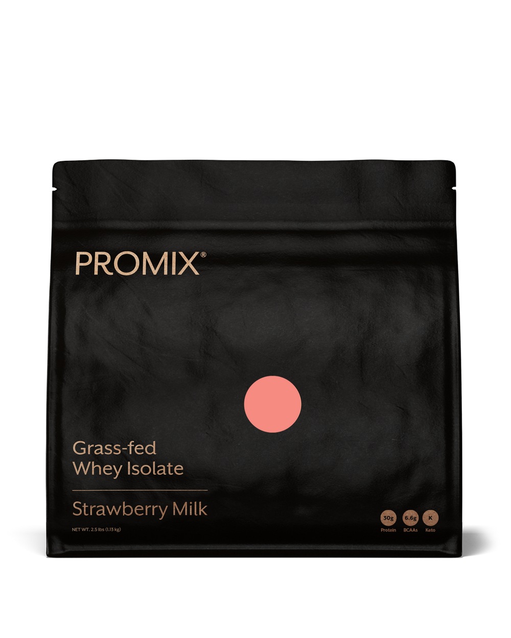 Strawberry Milk Whey Protein Isolate Powder, 2.5 LB Bag
