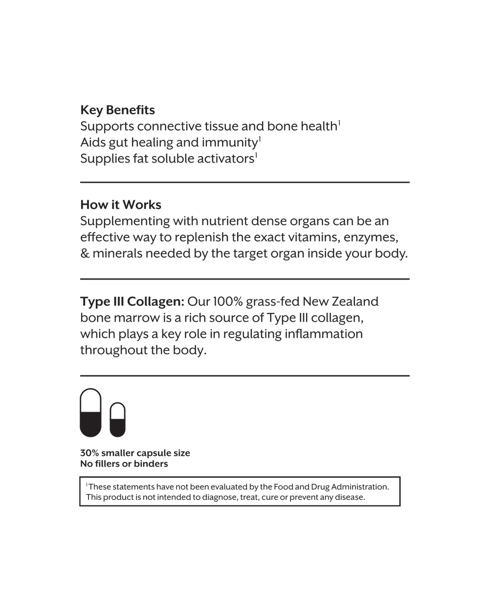 Promix Raw Bone Marrow Capsules