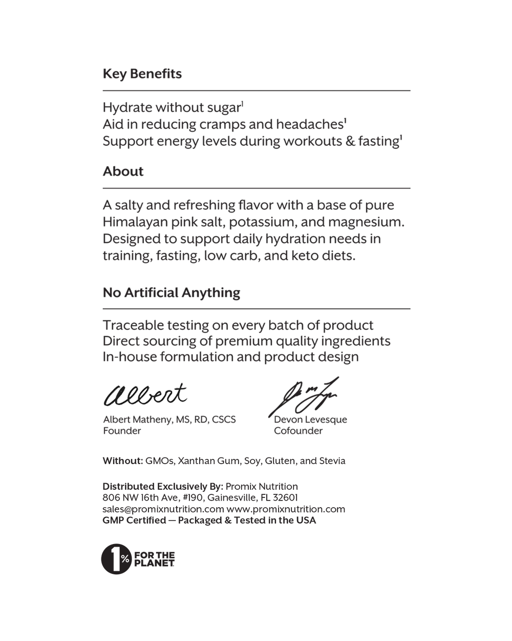 Lemon Lime Electrolyte Drink Mix