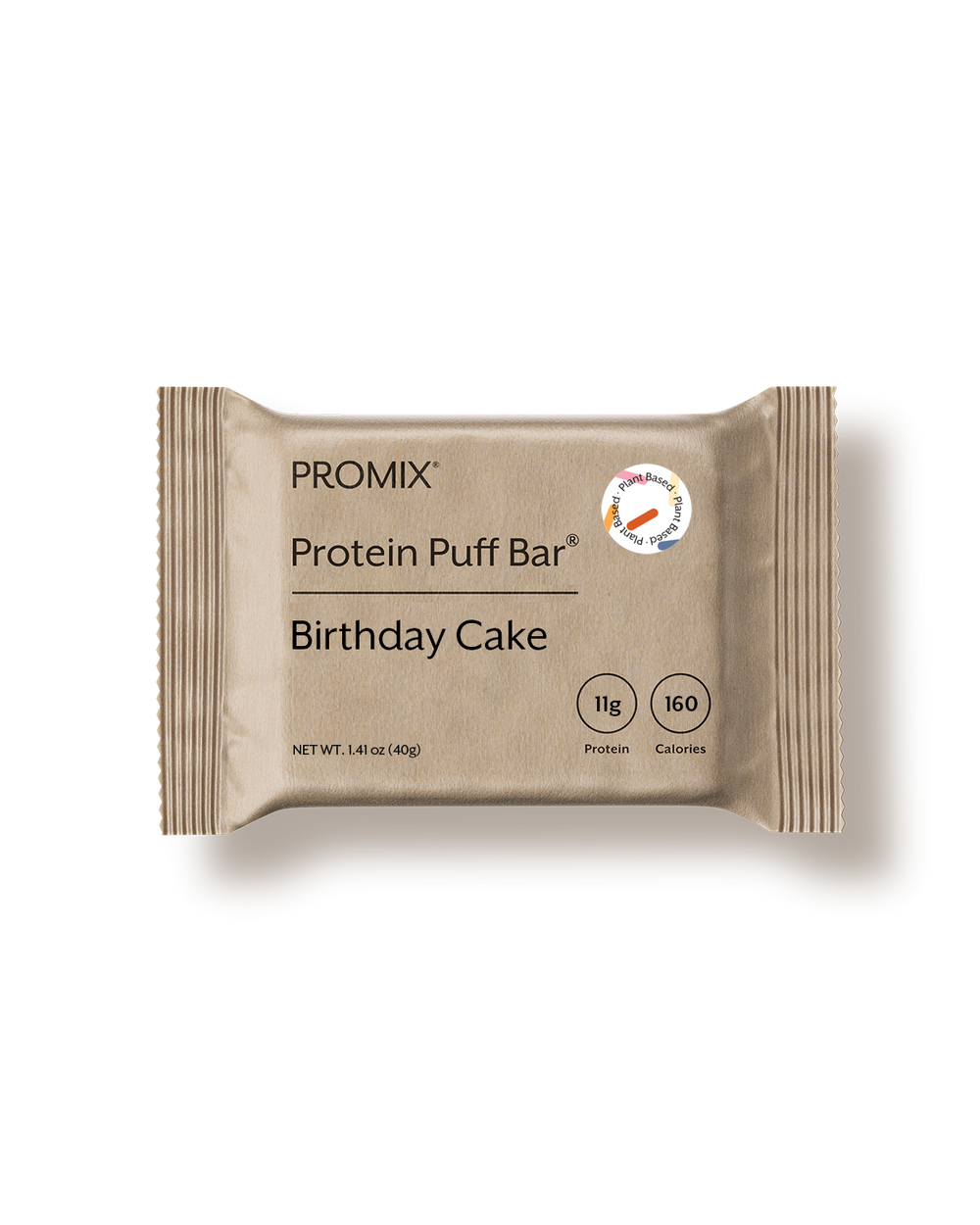 Birthday Cake Plant Protein Puff Bars