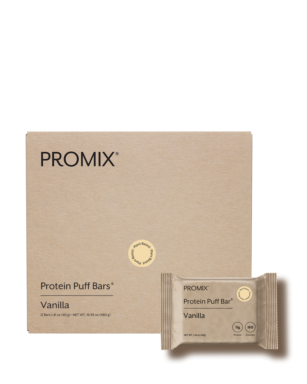 Vanilla Plant Protein Puff Bars