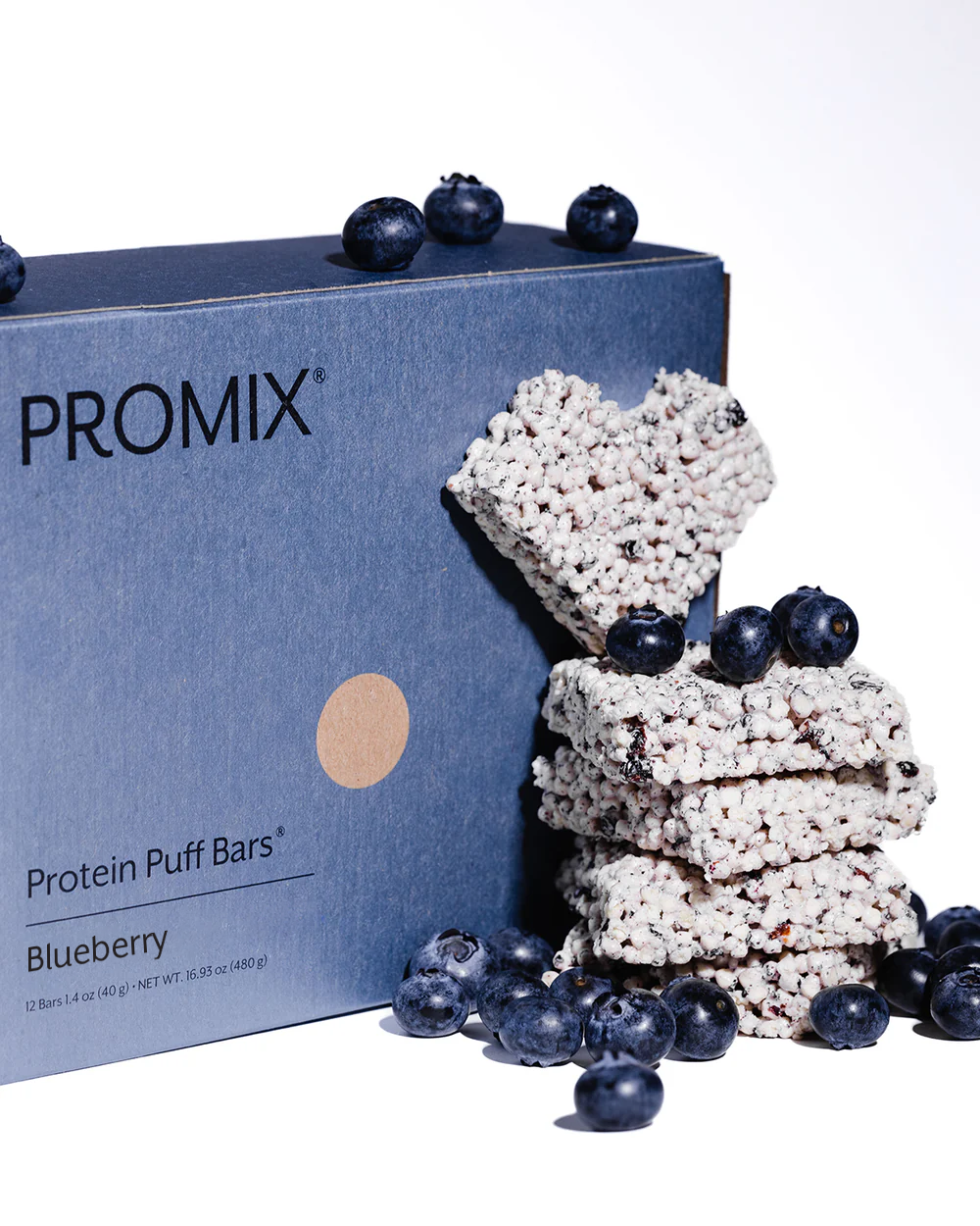 Blueberry Protein Puff Bars