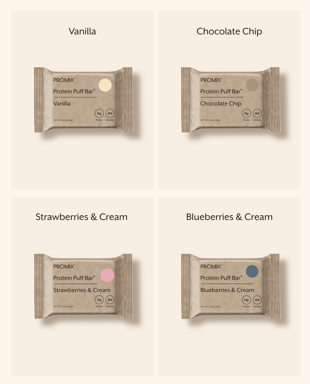 Protein Puff Bars Variety Pack