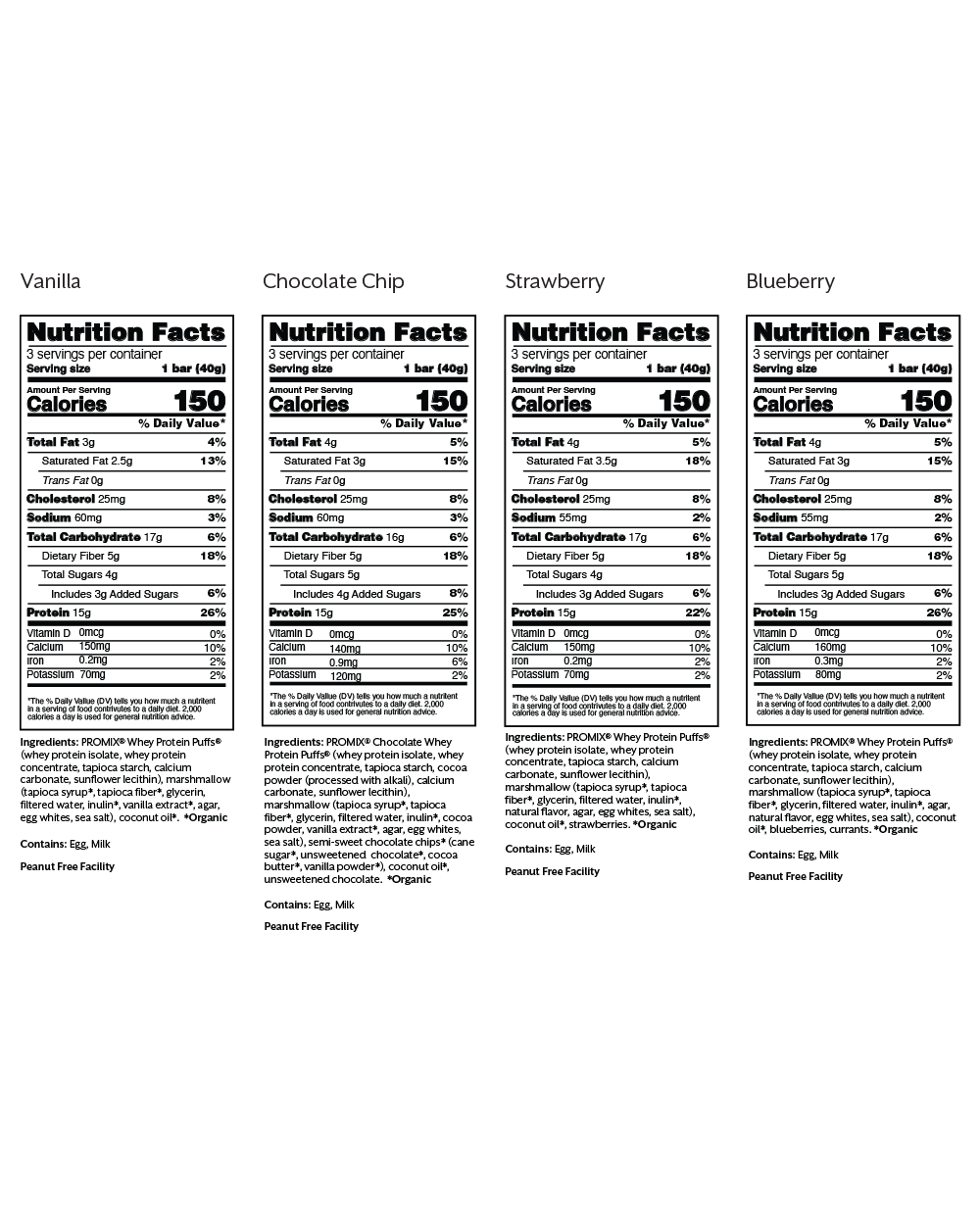Protein Puff Bars Variety Pack