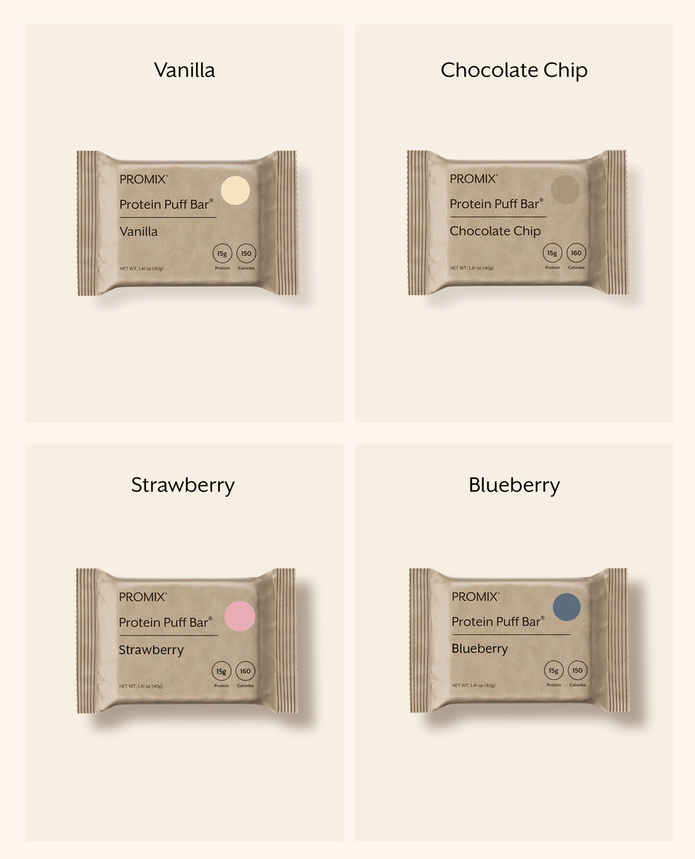 Protein Puff Bars Variety Pack