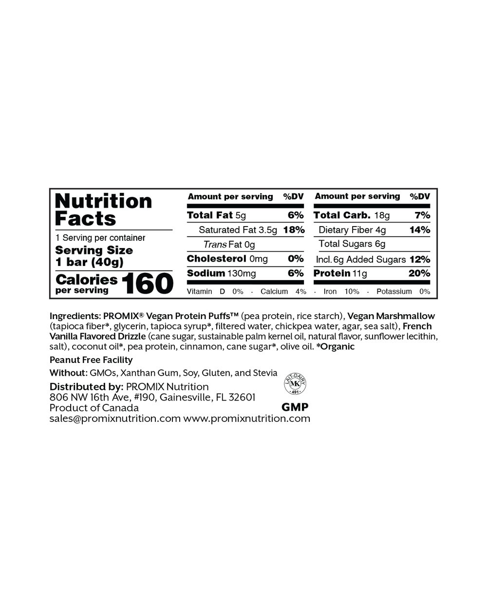 Snickerdoodle Plant Protein Puff Bars