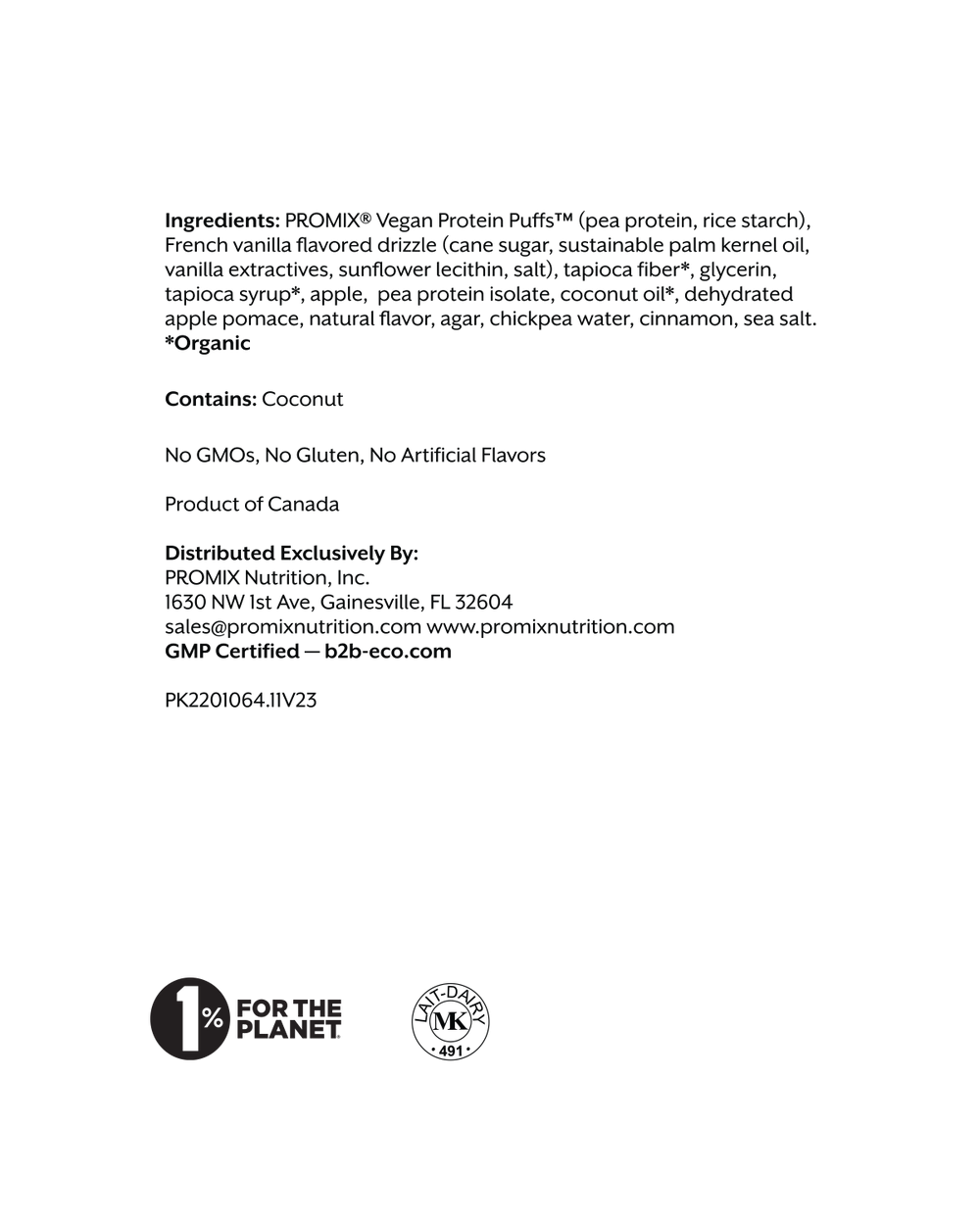 Apple Crisp Plant Protein Puff Bars