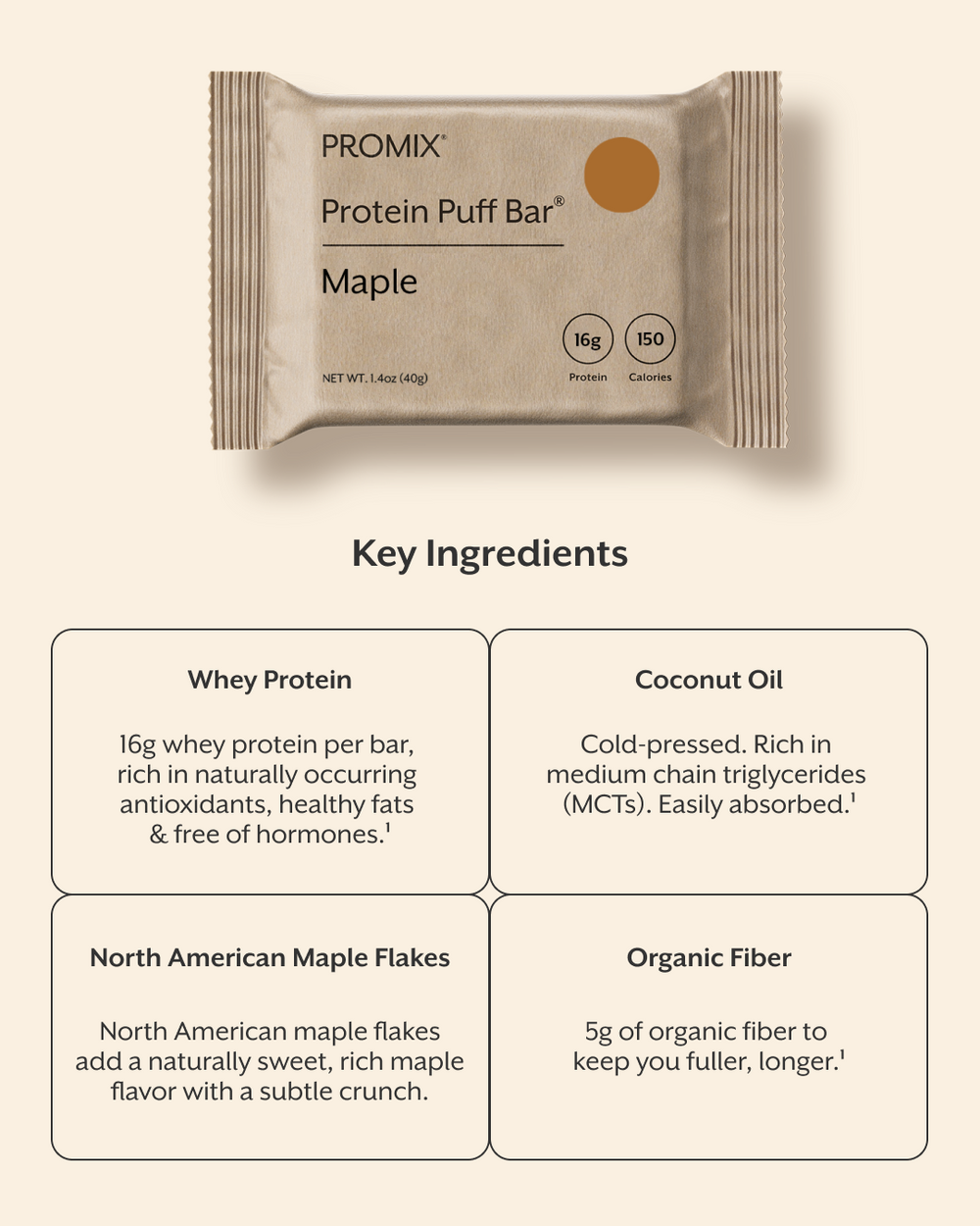 Maple Protein Puff Bars