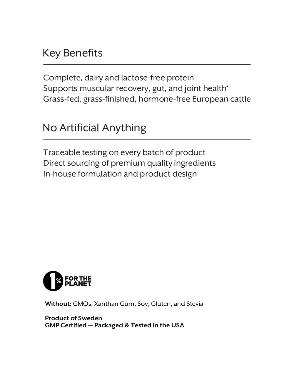 Grass-fed Beef Protein Isolate