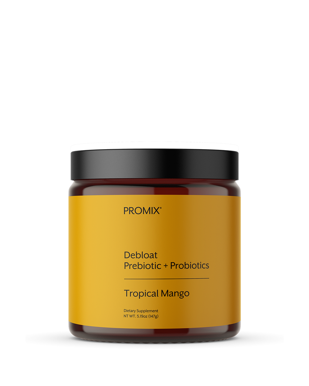 Tropical Mango Debloat: Prebiotic + Probiotic, 30 Serving Jar