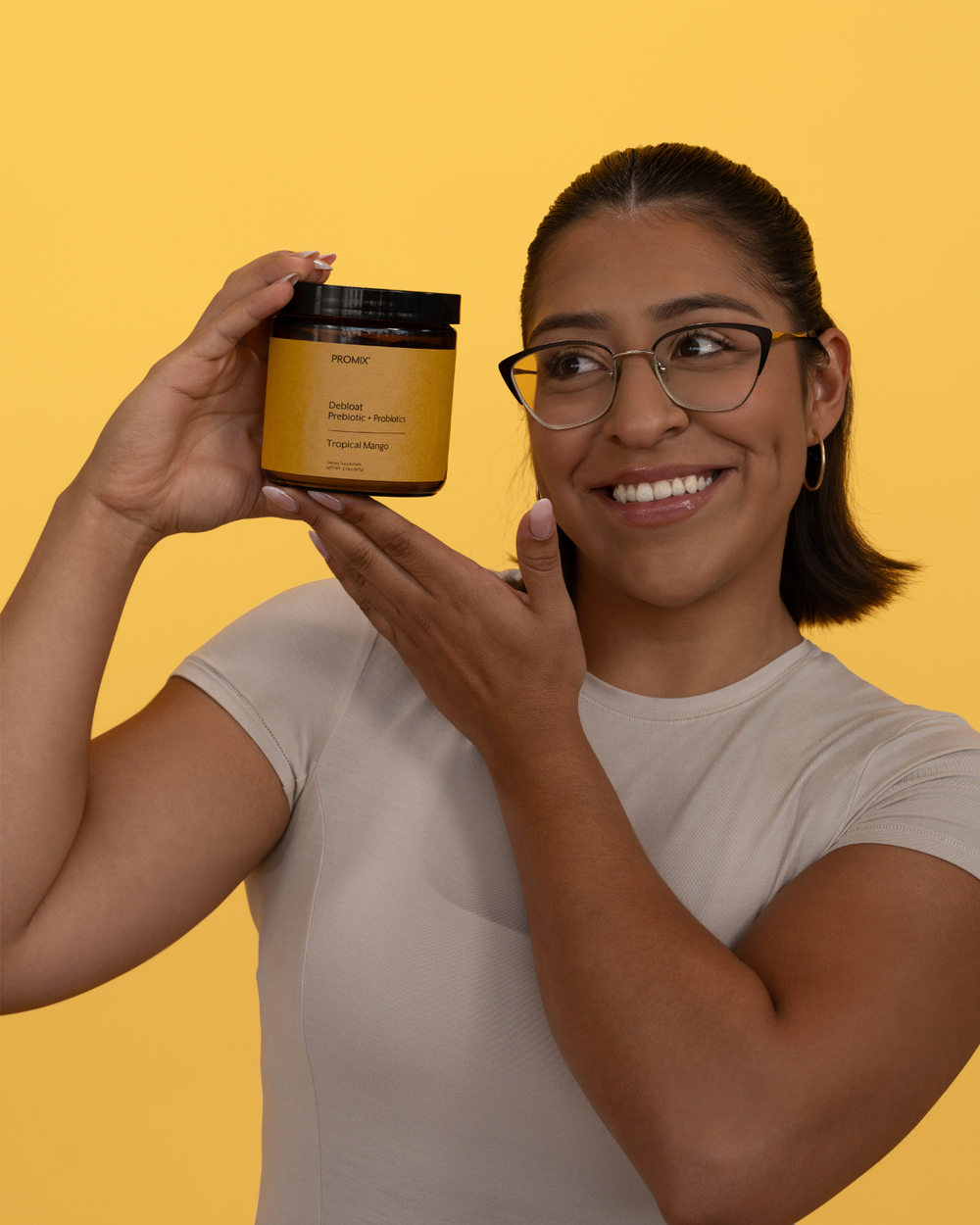 Tropical Mango Debloat: Prebiotic + Probiotic, 30 Serving Jar