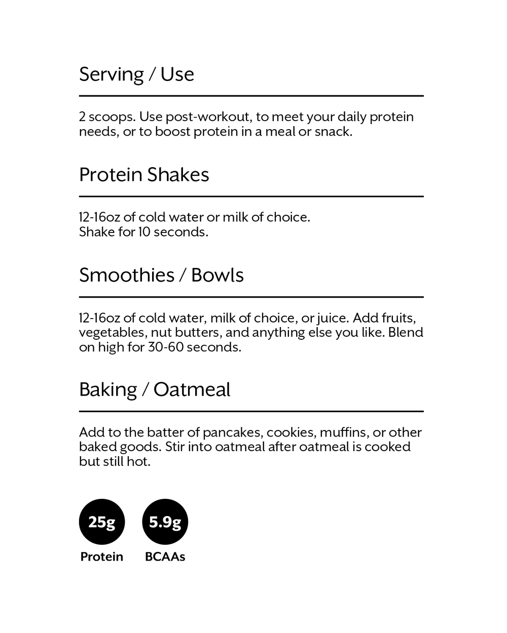Vanilla Whey Protein Powder