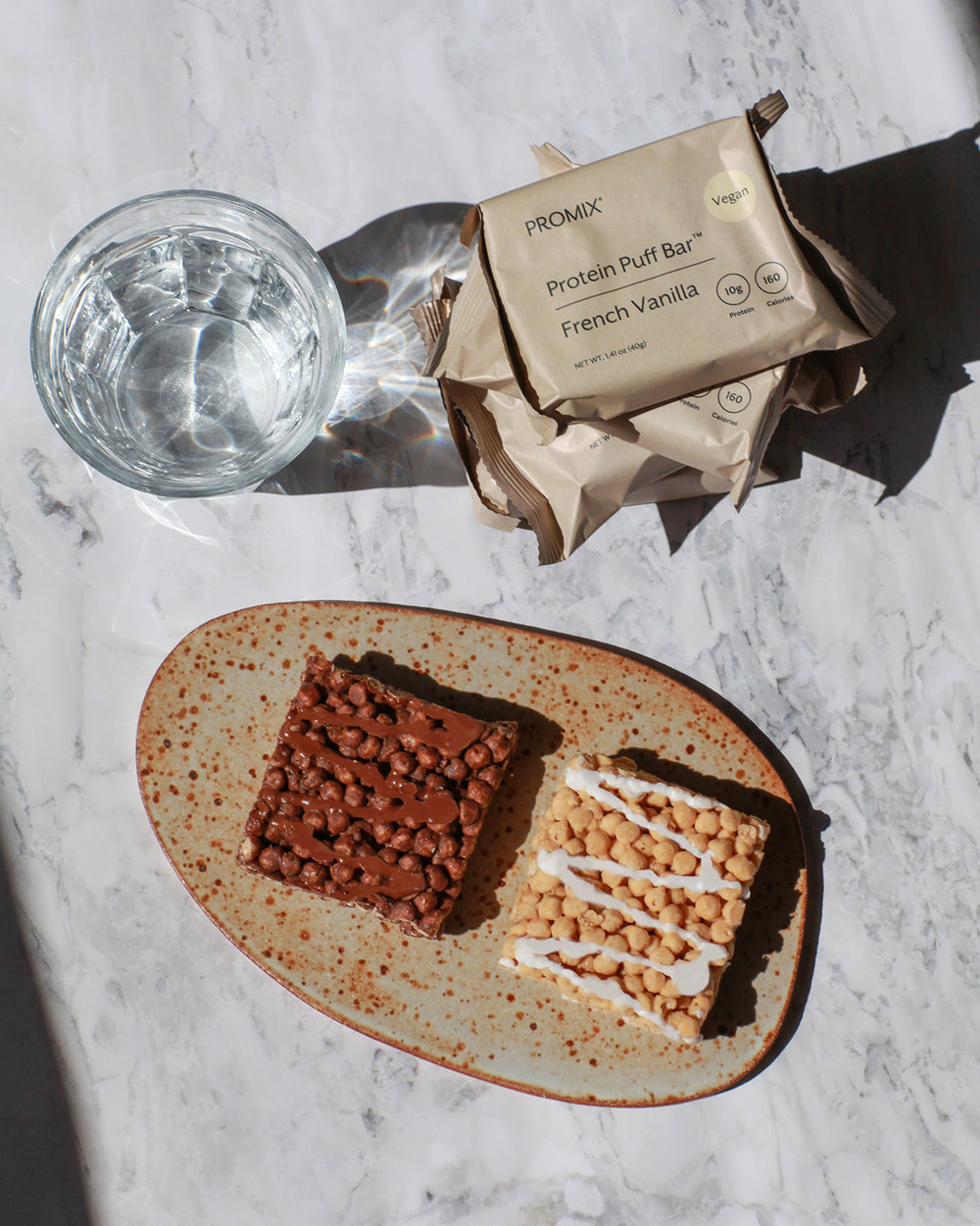 Chocolate Plant Protein Puff Bars