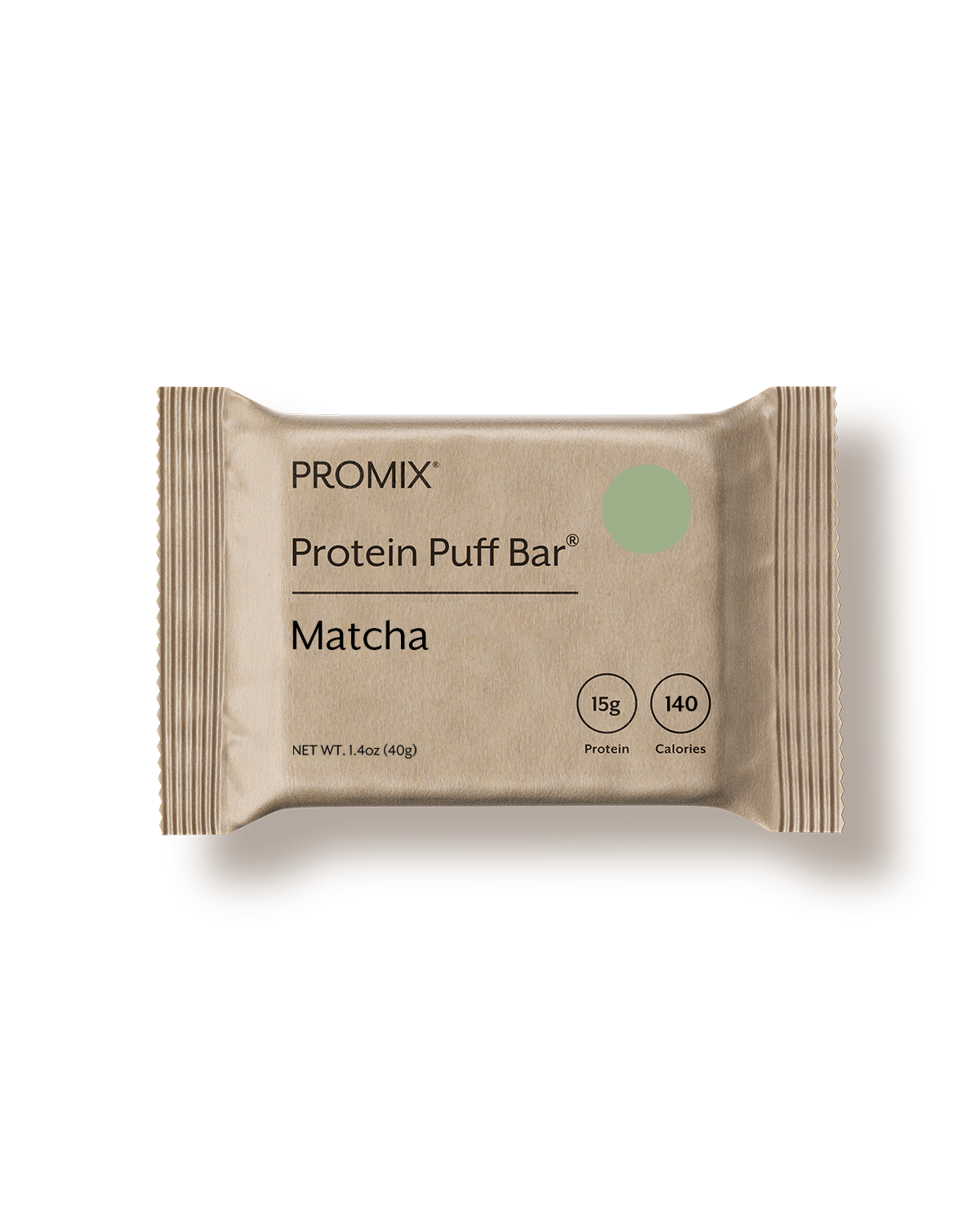 Matcha Protein Puff Bars, Size: 12 bars