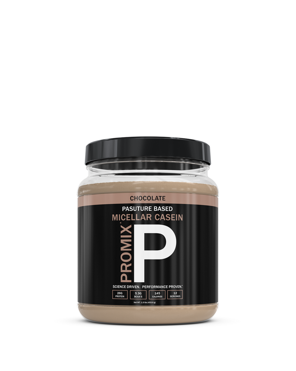 Chocolate Casein Protein Powder, Size: 1 LB