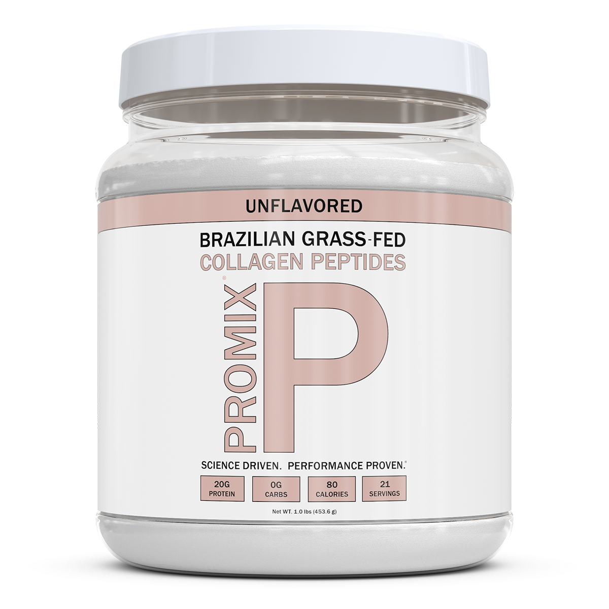 Unflavored Collagen Protein Powder, Size: 1 LB