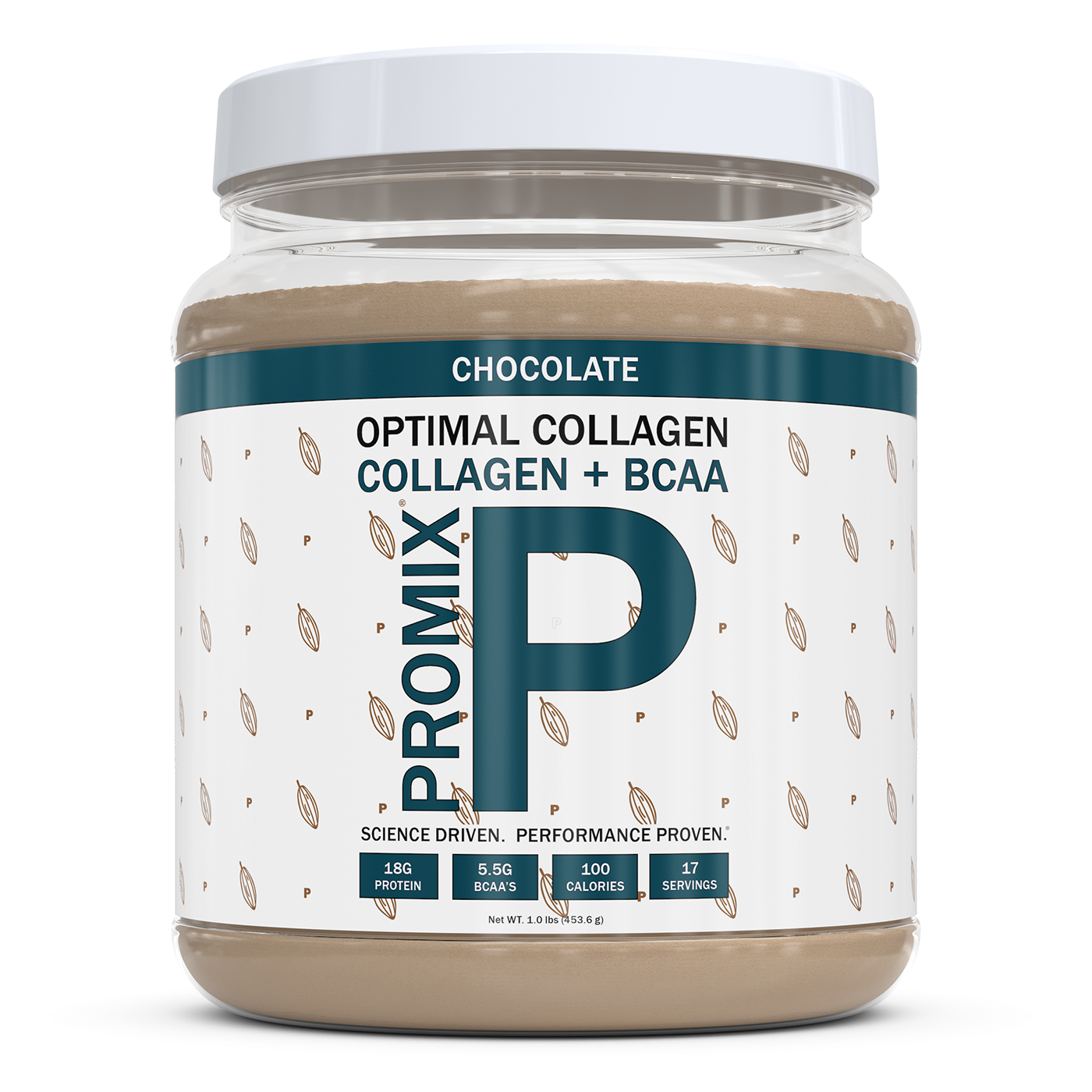 Optimal Chocolate Collagen Protein Powder, Size: 1 LB