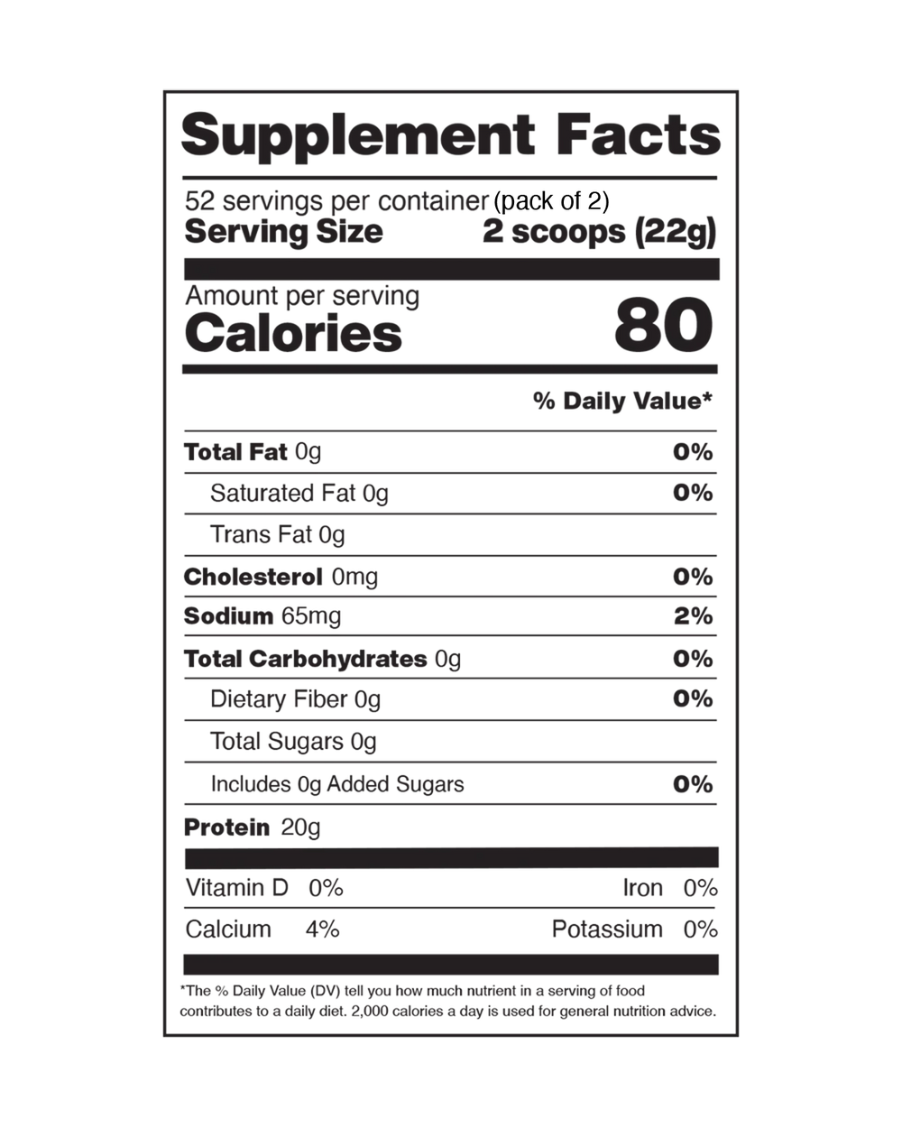 Unflavored Collagen Peptides, 5 LB Bag