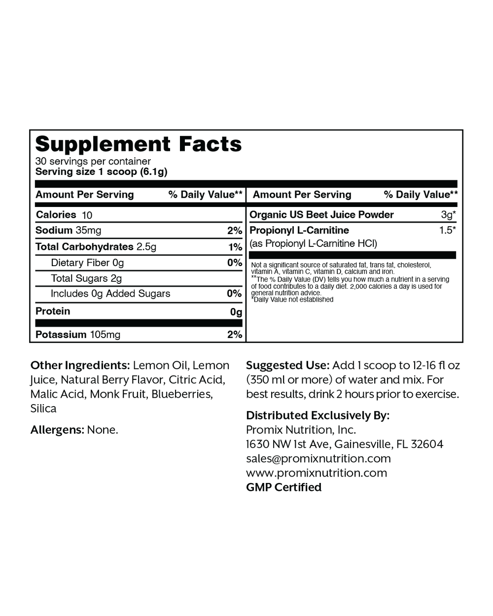 Blood Flow Berry Beets, 30 Serving Jar