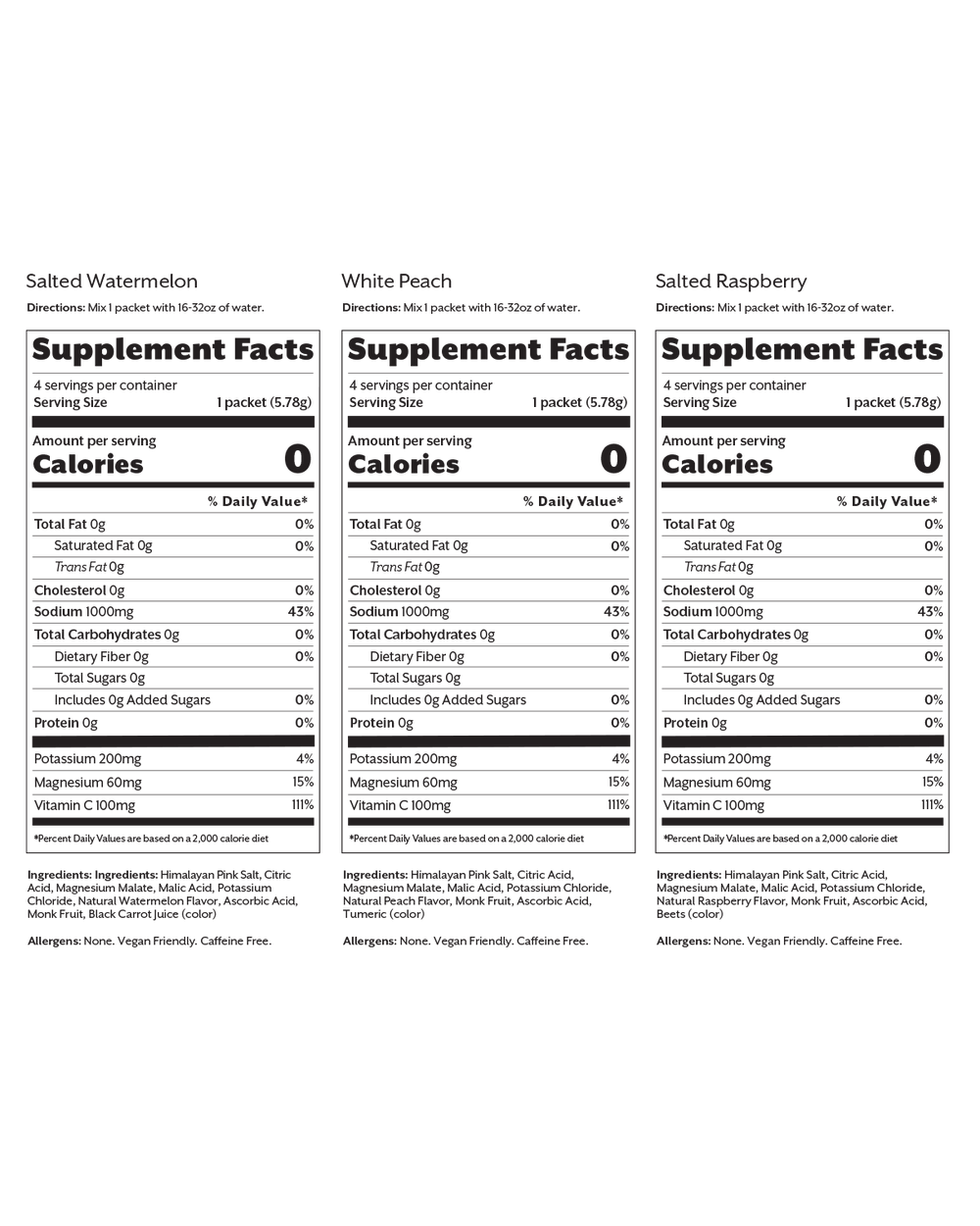 Electrolyte Drink Mix Variety Pack