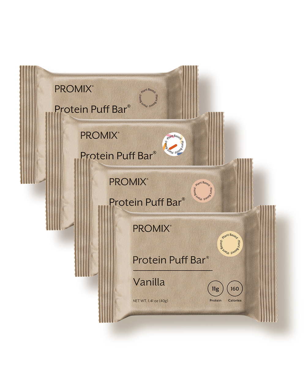 Plant Based Protein Puff Bars Variety Pack