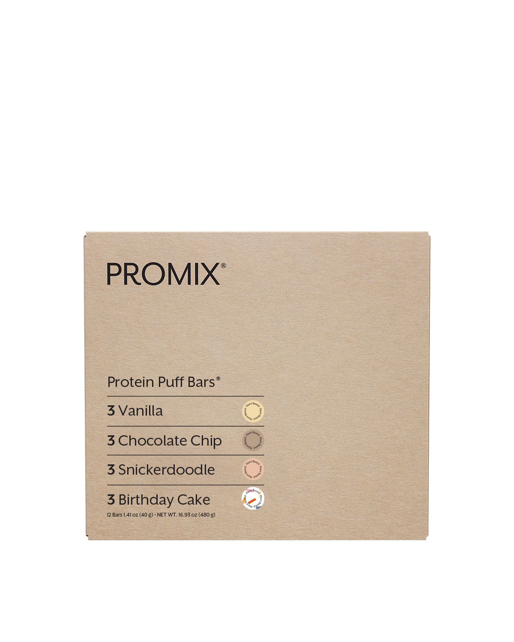 Plant Based Protein Puff Bars Variety Pack