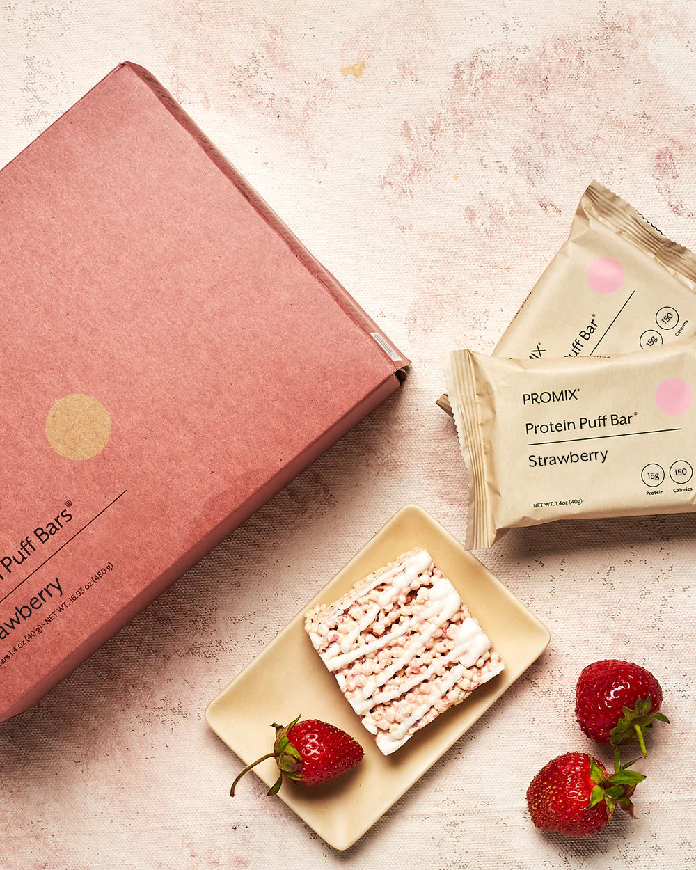 Strawberry Protein Puff Bars