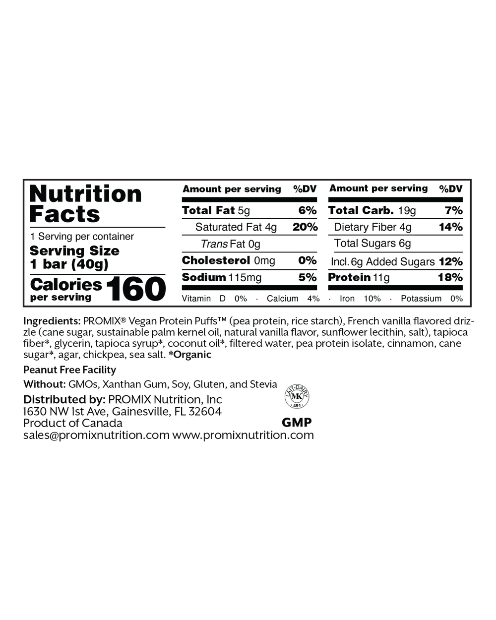 Cinnamon Plant Protein Puff Bars