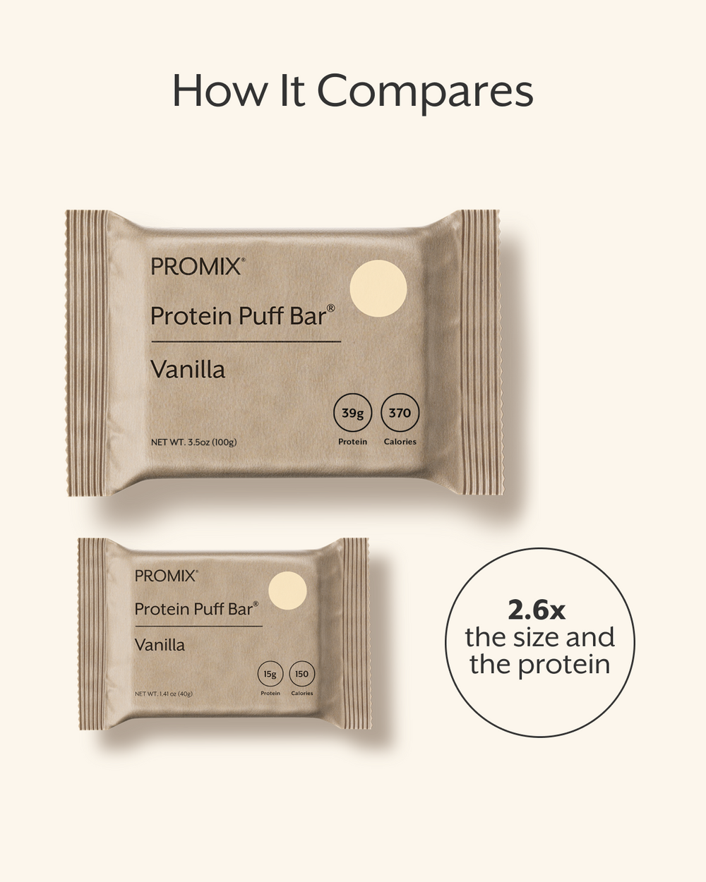 Vanilla Giant Protein Puff Bars