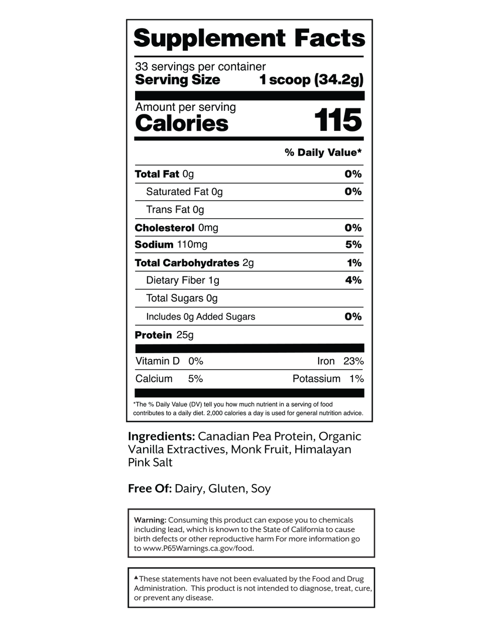 Barry's Protein, Vegan Protein / Vanilla