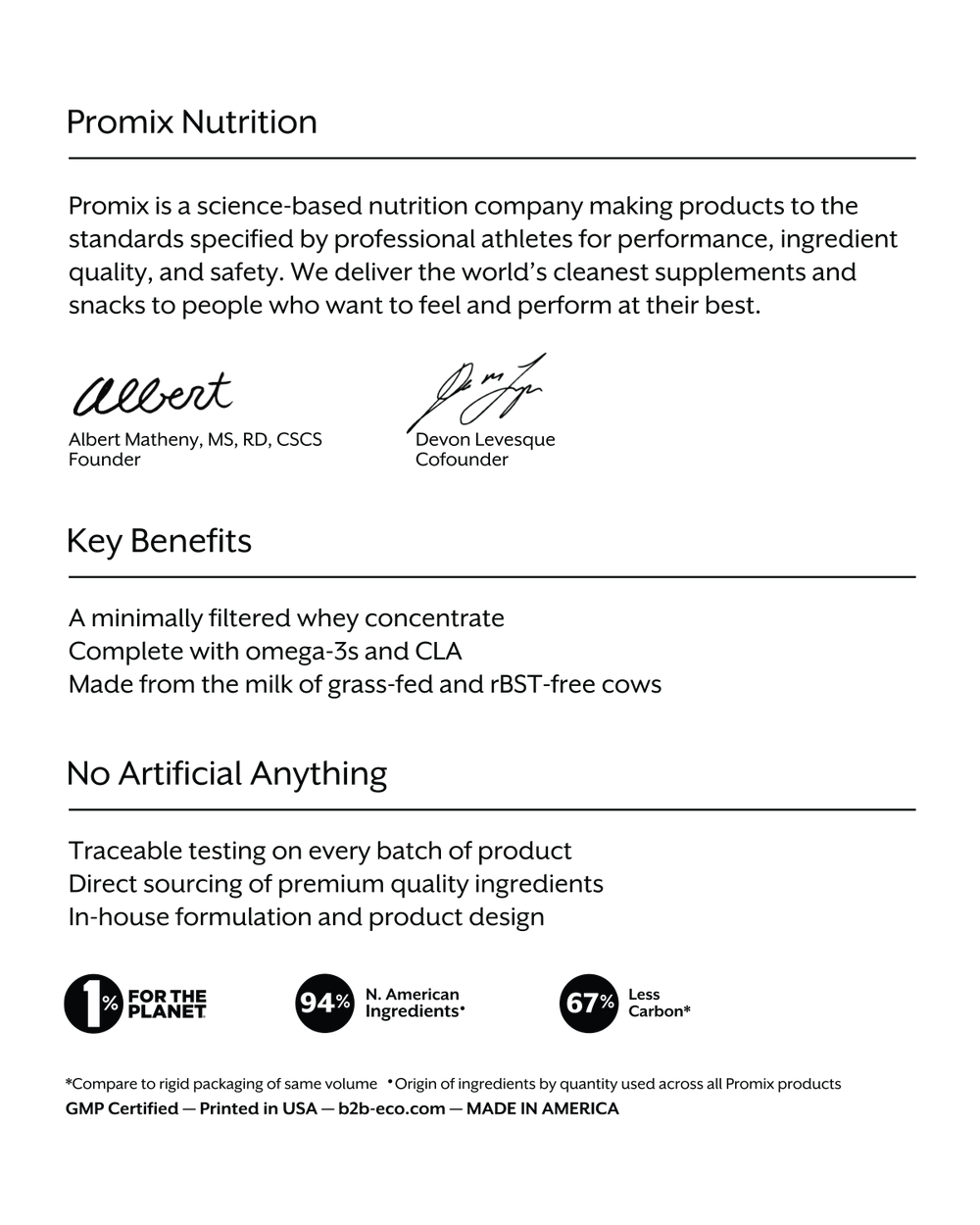 Barry's Protein, Whey Protein / Vanilla