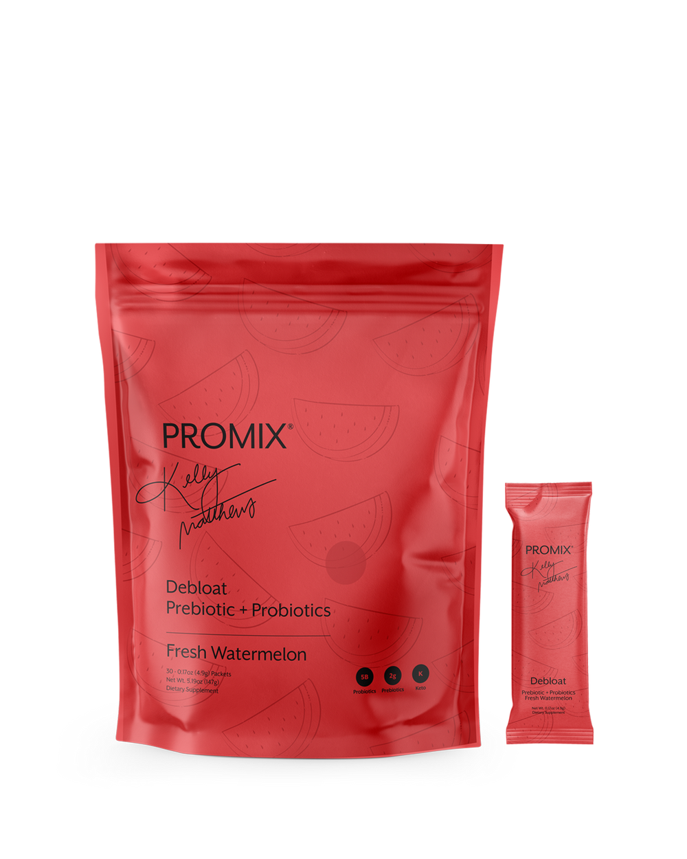 Fresh Watermelon Debloat: Prebiotic + Probiotic