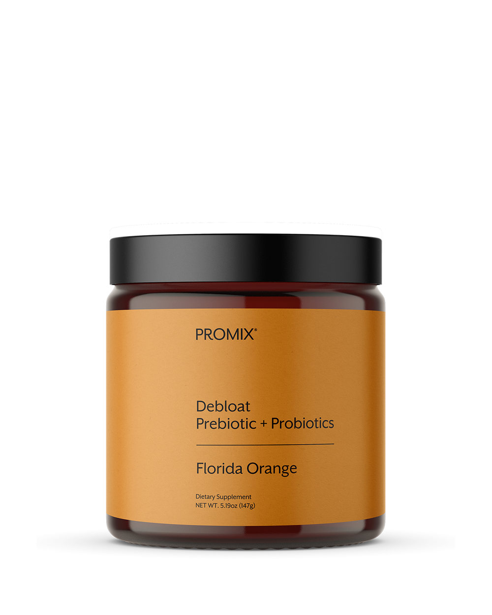 Debloat: Prebiotic + Probiotic Florida Orange, 30 Serving Jar