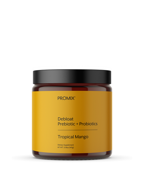 Tropical Mango Debloat: Prebiotic + Probiotic, 30 Serving Jar
