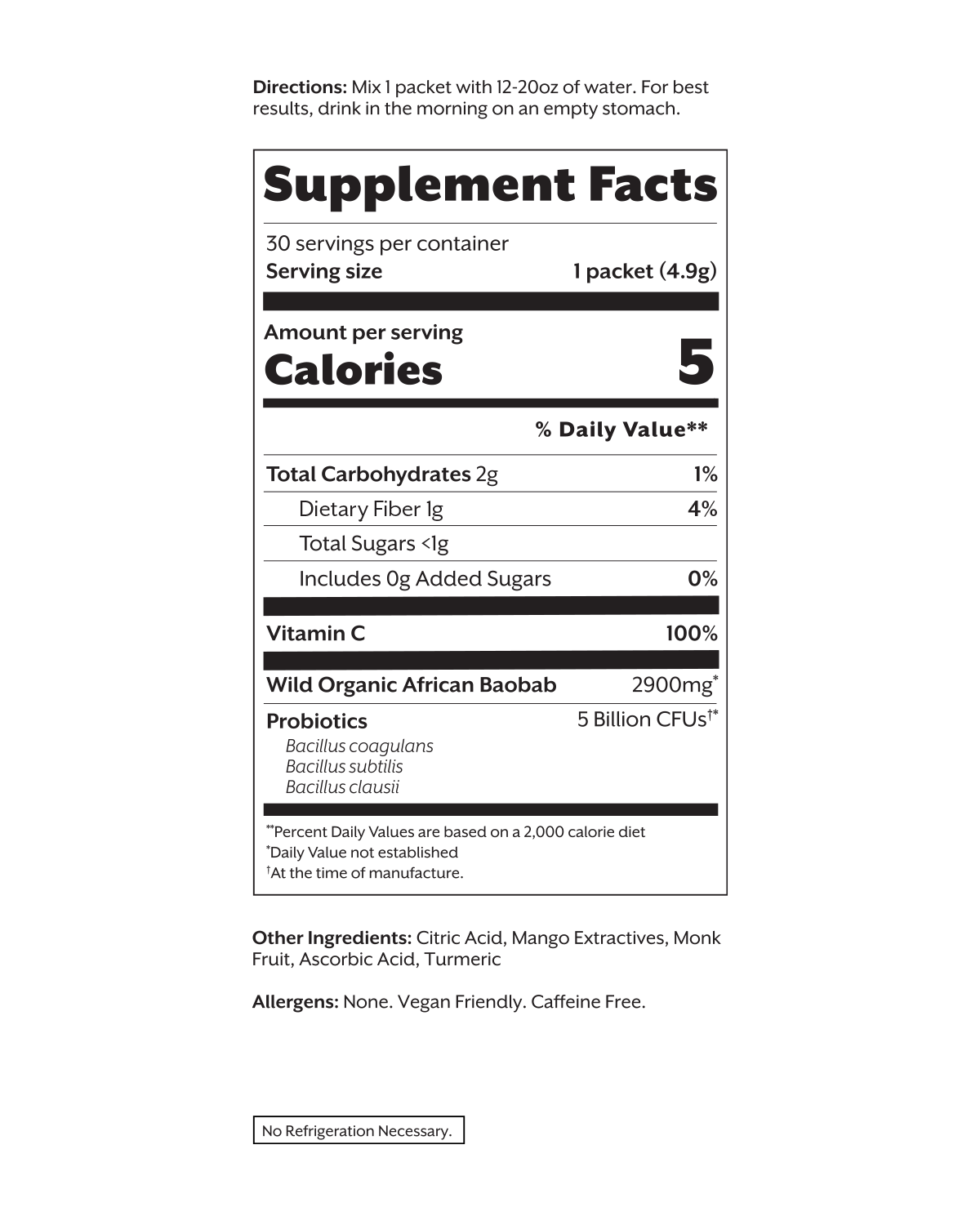 Variant: 30 Single Sticks