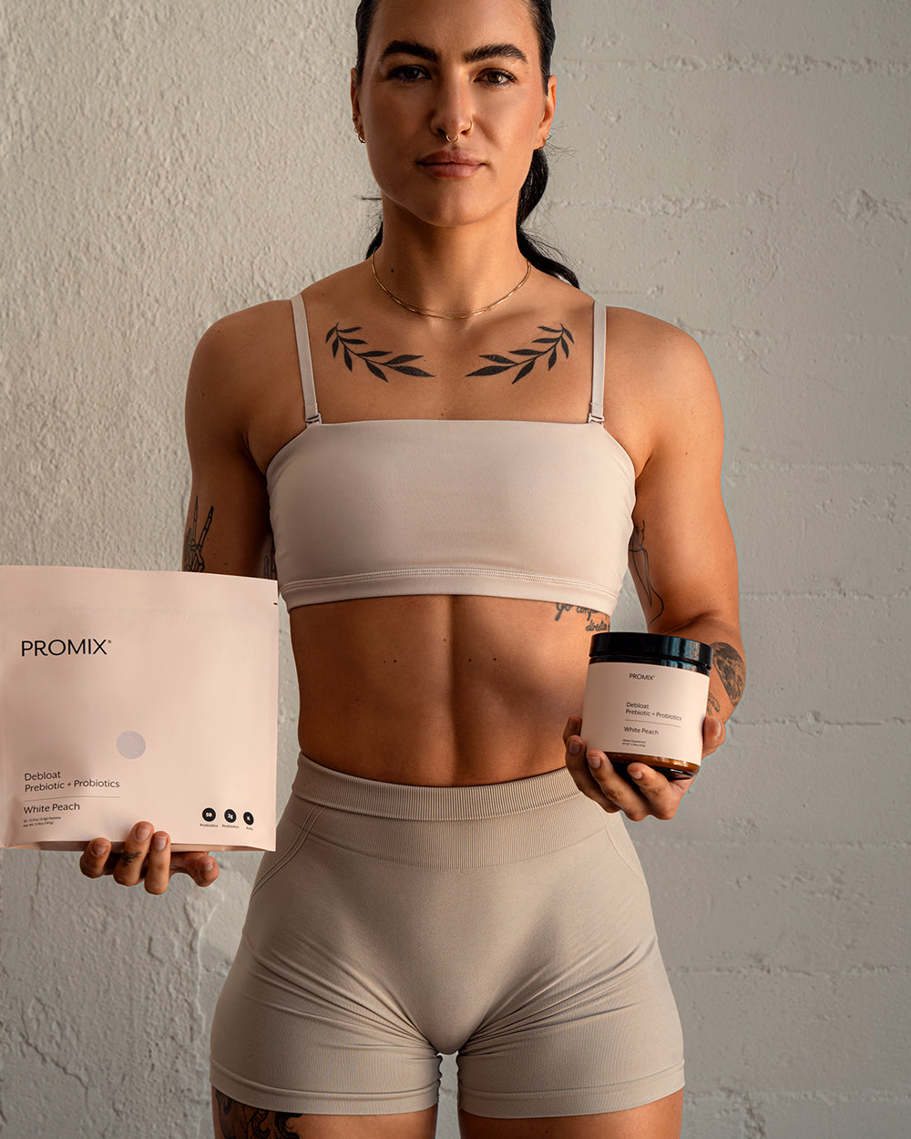 White Peach Debloat: Prebiotic + Probiotic