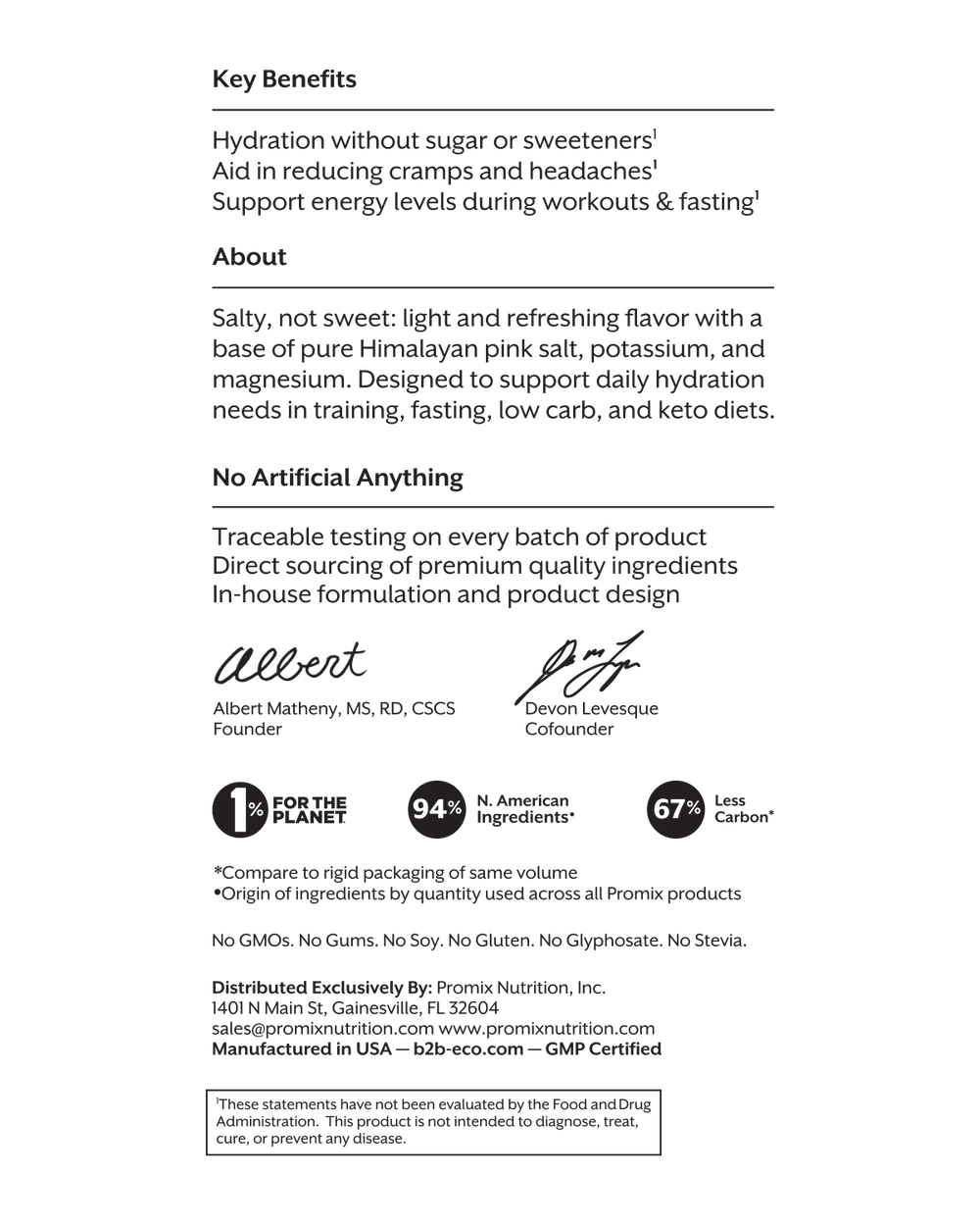 Salted Watermelon Electrolyte Drink Mix, Unsweetened