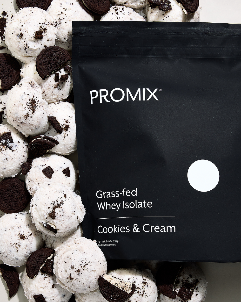 Cookies and Cream Whey Protein Isolate Powder