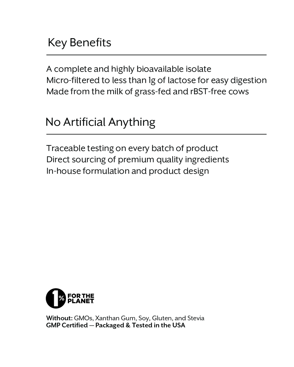 Cookies and Cream Whey Protein Isolate Powder