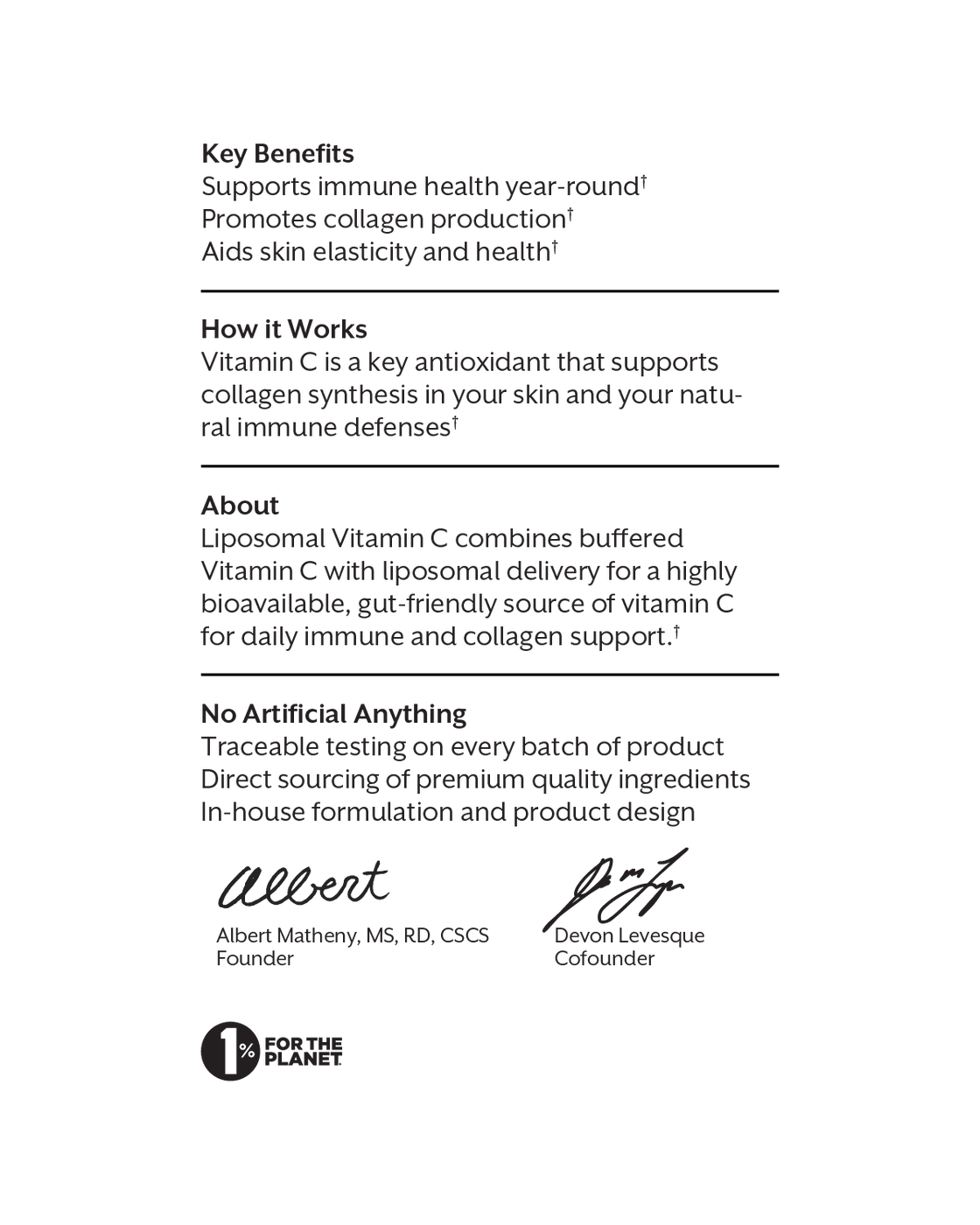 Liposomal Buffered Vitamin C