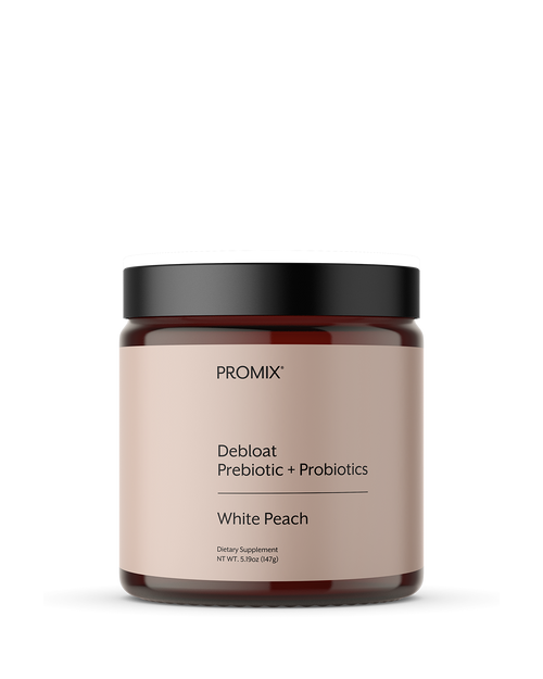 Debloat: Prebiotic + Probiotic, White Peach / 30 Serving Jar
