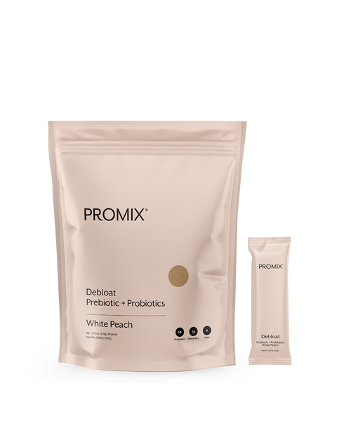 White Peach Debloat: Prebiotic + Probiotic